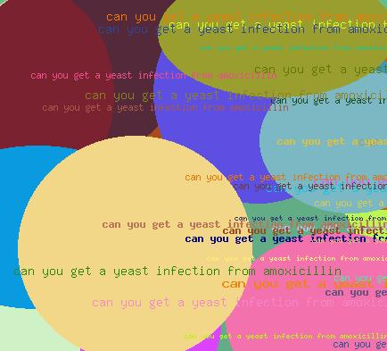 can you get a yeast infection from amoxicillin