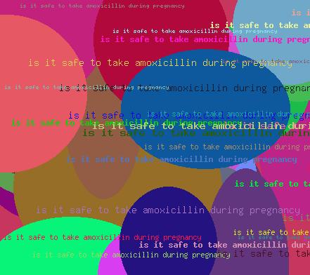 IS IT SAFE TO TAKE AMOXICILLEAN DURING PREGNANCY